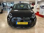 Fiat 500 La Prima 42 kWh | Full Led | Carplay | Cabrio | Key, Auto's, Cabriolet, 4 stoelen, Zwart, Leder