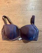 Prima donna 90D foam  cup bruin met kant zijkant cup, Bruin, Verzenden, BH, Prima donna