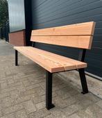 Handgemaakte houten tuinbank – robuust, duurzaam & op maat, Ophalen of Verzenden, Nieuw, Hout, Modern, robuust, landerlijk en industrieel