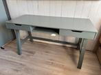 Woood bureau Nikki jade groen 75x140x62 cm, Ophalen, Gebruikt