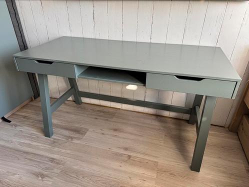 Woood bureau Nikki jade groen 75x140x62 cm, Huis en Inrichting, Bureaus, Gebruikt, Ophalen