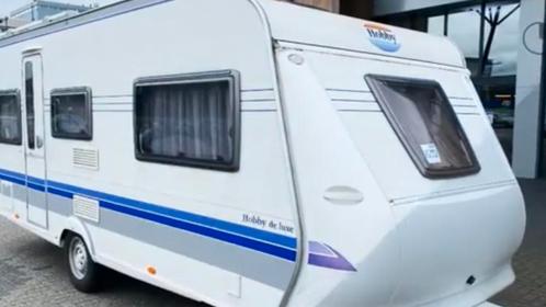 Hobby 495 UK de Luxe 2008 stabelbed, Mover, fiestendrager, Caravans en Kamperen, Caravans, Particulier, tot en met 6, 1000 - 1250 kg