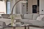 Natuzzi vintage Luna vloerlamp hout boog, Huis en Inrichting, Ophalen of Verzenden, Zo goed als nieuw, Hout
