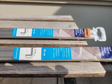Trapprofielen aluminium – 2 stuks – Nieuw – €7 beschikbaar voor biedingen