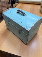 Antieke houten Reiskoffer - Brocante Charme, Ophalen of Verzenden, Gebruikt, Overige houtsoorten, Minder dan 50 cm