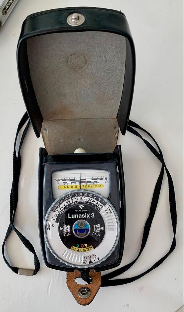 Lunasix 3 lichtmeter incl originele hoes, Audio, Tv en Foto, Fotografie | Fotostudio en Toebehoren, Zo goed als nieuw, Overige typen