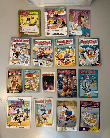 Verzameling Donald Duck Junior Extra Katrien Pockets enz beschikbaar voor biedingen