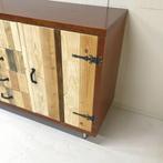 Up-cycle sloophout dressoir circulair industrieel opbergkast, Ophalen, Gebruikt, Industrieel landelijk, Onbekend