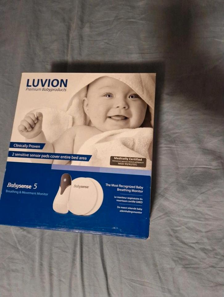 LUVION Babysense 5 Sensormatje - Ademhalingsmonitor, Kinderen en Baby's, Babyfoons, Zo goed als nieuw, Minder dan 100 meter, Ophalen of Verzenden