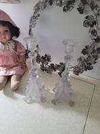 Zeer oude Val st Lambert griffioen kandelaars p/st 49.95, Antiek en Kunst, Ophalen of Verzenden