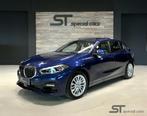 BMW 1-serie 118i Sport Line, Gebruikt, Blauw, Leder, 1265 kg