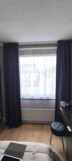 Kamerhoge overgordijnen antraciet verduisterend, Huis en Inrichting, Ophalen, 200 cm of meer, 150 tot 200 cm, Zo goed als nieuw