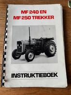 MF 240 en MF 250 Trekker instruktieboek, Ophalen, Zo goed als nieuw