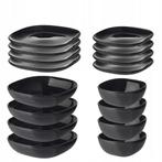 Ikea Backig Servies - Zwart, Huis en Inrichting, Ophalen, Gebruikt, Overige stijlen, Bord(en)