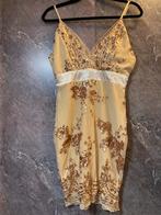 Nieuwe gala jurk s/m nude beige roze pailetten feest bling, Ophalen of Verzenden, Nieuw, Beige, Galajurk