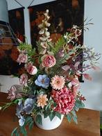 Zijden bloemstuk met pot - Zeer realistische look, Huis en Inrichting, Ophalen of Verzenden, Nieuw