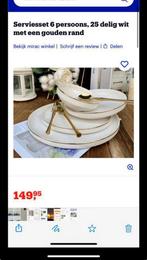 Serviesset 6 personen, Ophalen of Verzenden, Zo goed als nieuw