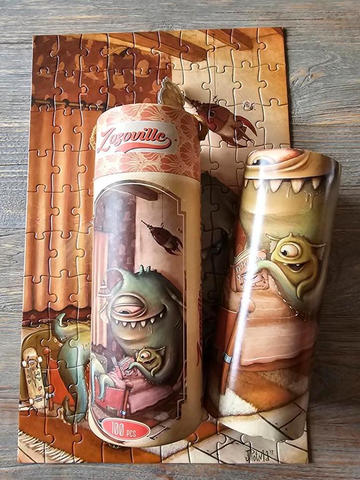 Puzzel Zozoville als nieuw 100 stukjes, Hobby en Vrije tijd, Denksport en Puzzels, Zo goed als nieuw, Legpuzzel, Minder dan 500 stukjes