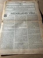 Bevrijdingsnummer Vrij Nederland, Verzamelen, Militaria | Tweede Wereldoorlog, Ophalen of Verzenden, Nederland, Embleem of Badge