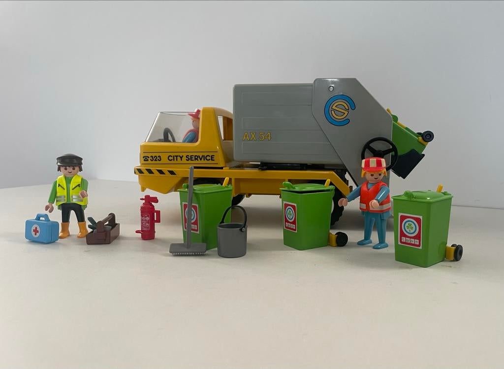 Playmobil Stadswerkplaats met Vuilniswagen, Ophalen of Verzenden, Gebruikt, Complete set