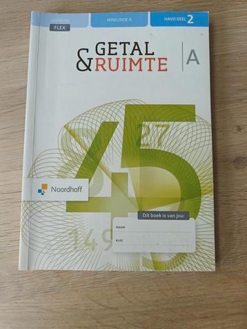 Getal en ruimte wiskunde A leerboek flex Havo deel 2 beschikbaar voor biedingen