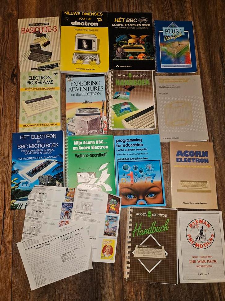 Acorn Electron BB Micro Boeken en Spellen Lijst, Spelcomputers en Games, Spelcomputers | Overige Accessoires, Ophalen of Verzenden
