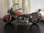 Decoratieve tinnen motor /shopper/harley/indian zwart bruin, Ophalen of Verzenden