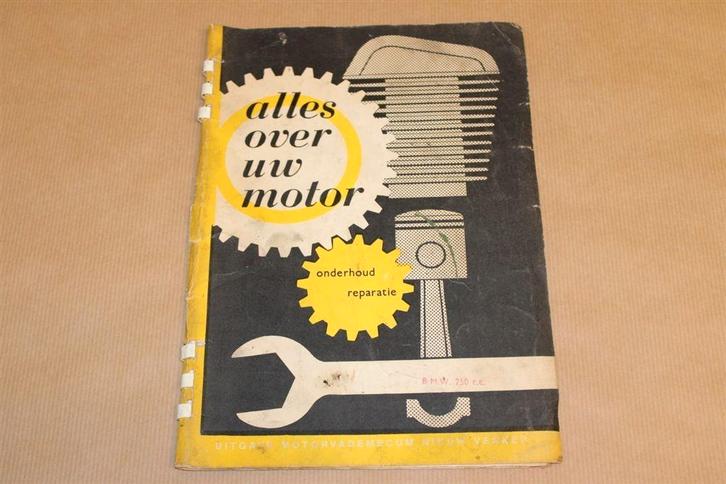 Alles over uw motor - BMW 250cc - Circa 1955 !!, Motoren, Handleidingen en Instructieboekjes, Overige merken, Ophalen of Verzenden