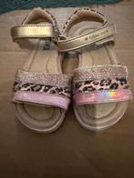 Sandaaltjes maat 26. Roze/ glitter/ luipaard, Ophalen, Meisje, Scapino, Gebruikt