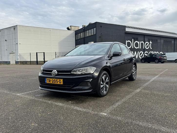 Volkswagen Polo 1.0 MPI 75pk 5D BMT 2018 Zwart, Auto's, Volkswagen, Particulier, Apple Carplay, Bluetooth, Climate control, Cruise Control