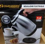 Waterkoker Nieuw in verpakking 1500 watt Rvs Draadloos, 1 tot 2 liter, Ophalen, Nieuw, Rvs
