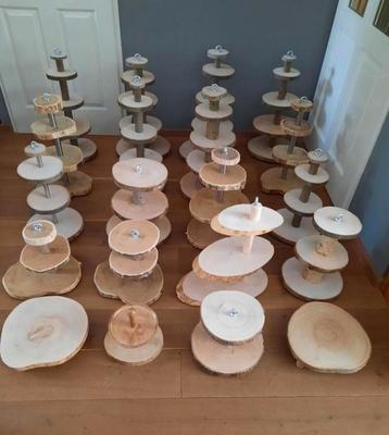 ETAGÉRE SERVIES CUPCAKE TOREN BUFFET BRUILOFT FEEST JUBILEUM beschikbaar voor biedingen