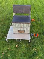 Zitkoffer Viskoffer met plateau, Watersport en Boten, Hengelsport | Algemeen, Ophalen, Gebruikt, Koffer of Tas