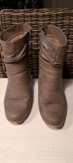 Enkellaarsjes taupe kleur, Ophalen of Verzenden, Gedragen, Bruin