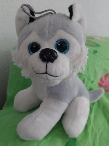 Schattige Pluche Husky Pup beschikbaar voor biedingen