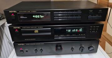 Rotel stereo set versterker , cd speler , tuner beschikbaar voor biedingen