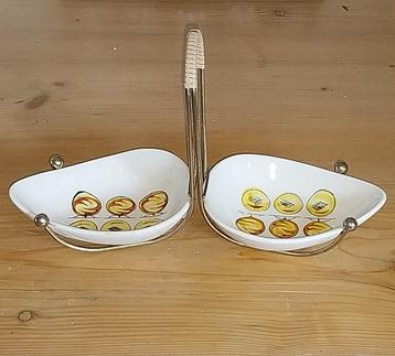 Retro olijvenschaaltje / Serveerschaalltje, jaren '50 beschikbaar voor biedingen