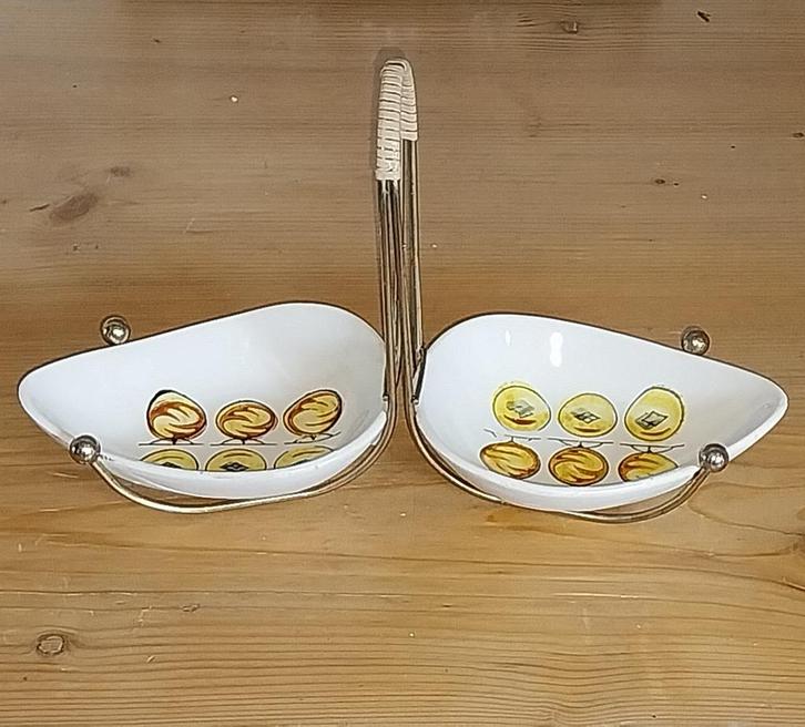 Retro olijvenschaaltje / Serveerschaalltje, jaren '50, Verzamelen, Retro, Huis en Inrichting, Ophalen of Verzenden