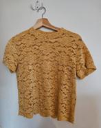 Geel shirt Bershka, maat M, Maat 38/40 (M), Geel, Zo goed als nieuw, Korte mouw