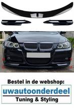 Spoiler Lip glans Zwart M Look Voor Bmw 3 Serie E90 E91 M Pa, Auto diversen, Wieldoppen, A.parts@hotmail.nl, Trasmolenlaan 12 3447 GZ Woerden