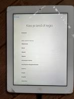 iPad 4 Retina - Beschadigd scherm, maar werkt nog prima, Gebruikt, Apple iPad, Wit, 16 GB