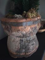Oude houten vijzel / pot, Antiek en Kunst, Ophalen of Verzenden
