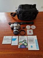 Minolta Dynax 404 SI analoge spiegelreflex fotocamera set., Ophalen of Verzenden, Zo goed als nieuw, Spiegelreflex, Minolta