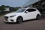 Mazda 3 2.0 GT-M 2e EIG_LED_LEDER_CAM_HUDUP_PDC V+A_19-INCH., Auto's, Mazda, Voorwielaandrijving, Gebruikt, Zwart, 4 cilinders