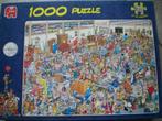 Jan van Haasteren puzzel 1000 stukjes. Vlooienmarkt., Ophalen of Verzenden, 500 t/m 1500 stukjes, Zo goed als nieuw, Legpuzzel