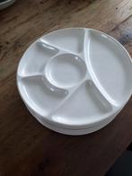 Vintage fondueborden, 23 cm, Ophalen, Gebruikt, Overige stijlen, Bord(en)