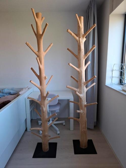 Boomstam kapstok mangohout, Huis en Inrichting, Woonaccessoires | Kapstokken, Nieuw, Staande kapstok, 200 cm of meer, Hout, Ophalen of Verzenden