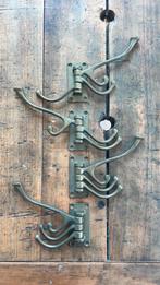 4 brons messing Wentelbare Kapstokhaken! Veel haken! Vintage, Ophalen of Verzenden