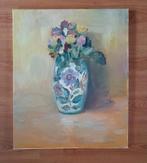 Vaas bloemen schilderij, Antiek en Kunst, Kunst | Schilderijen | Klassiek, Ophalen of Verzenden