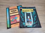 Stripboeken Kuifje Vlucht 714 en Kuifje en het Haaienmeer, Boeken, Gelezen, Ophalen of Verzenden, Meerdere stripboeken, Hergé